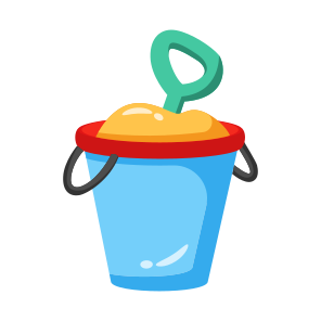Summer, Bucket, Sand, Beach, Pail icon