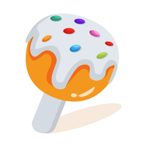 Cake, Pop, Stick, Sweet, Sweetmeat,,, icon