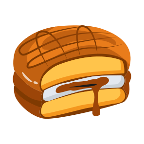 Chocolate, Filled, Bun, Sweet, Sweetmeat icon