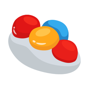Gumballs, Candies, Sweet, Sweetmeat, Dessert icon