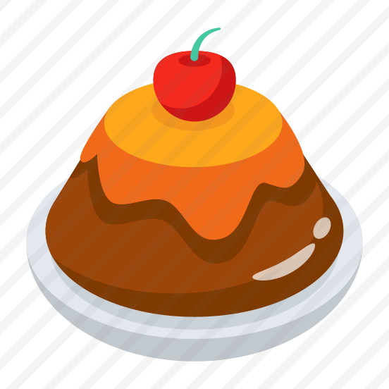 Pudding, Cake, Cherry, Sweet, Sweetmeat preview