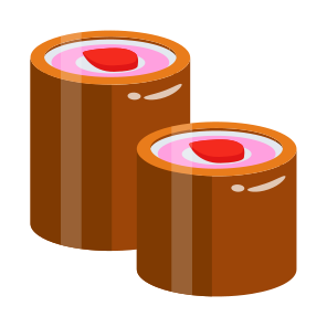 Strawberry, Roll, Cake, Sweet, Sweetmeat icon