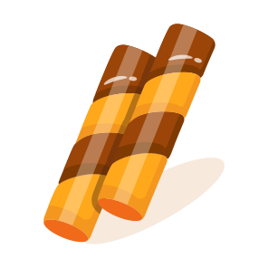 Waffle, Sticks, Sweet, Sweetmeat, Dessert icon