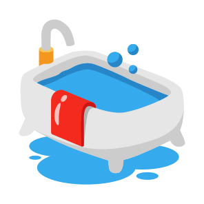 Bathtub, Soak, Water, Relax, Bath icon