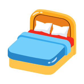 Bed, Bedroom, Room, Bedsted, Furniture icon