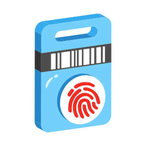 Biometric, Card, Access, Scan, Entry icon