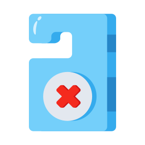 Door, Hanger, Sign, Card, Note icon