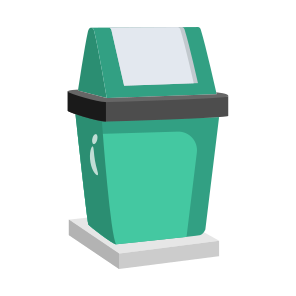 Dustbin, Trash, Garbage, Waste, Can icon