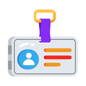 Id, Card, Badge, Tag, Access icon