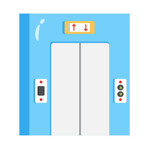 Lift, Hotel, Floor, Move, Elevator icon