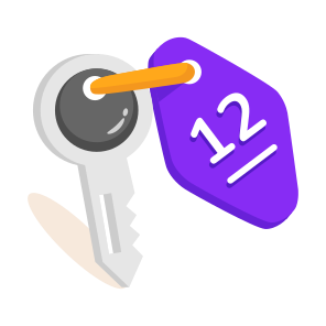 Tag, Passkey, Latchkey, Key, Access icon
