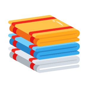 Towels, Folded, Linen, Cloth, Bath, icon