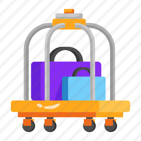 Trolley, Luggage, Bag, Cart, Wheel preview
