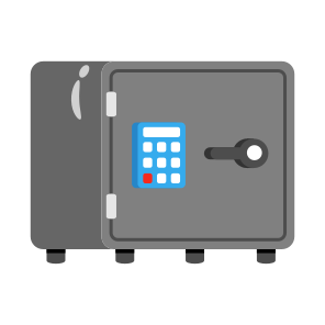 Vault, Safe, Box, Lock, Strongbox icon