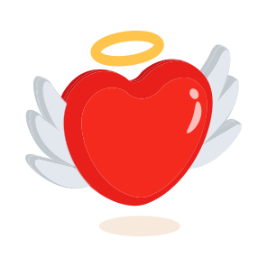 Agel, Affection, Passion, Valentines Day, Love icon