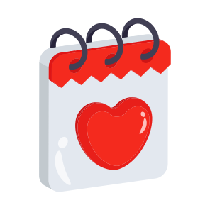 Calendar, Valentines Day, Schedule, Time, Date, icon