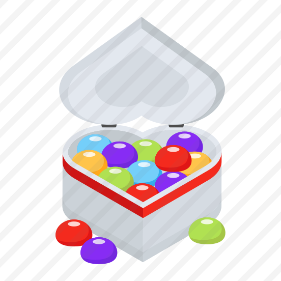 Chocolate Box, Candy, Heart Shaped, Candies preview