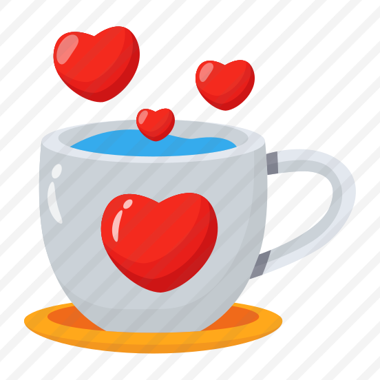 Coffee Cup, Teacup, Romantic, Valentines Day, Love preview