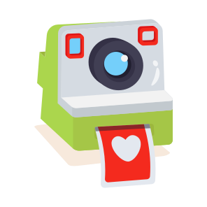Instant Camera, Photography, Valentines Day, Romantic, Photo icon
