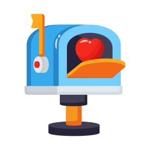 Mailbox, Love, Affection, Letter, Romantic icon