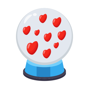 Snow Globe, Heart, Valentines Day, Love, Romance icon
