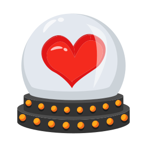 Snow Globe, Heart, Valentines Day, Romantic, Gift, icon