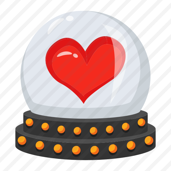 Snow Globe, Heart, Valentines Day, Romantic, Gift, preview