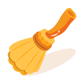 Broom, Broomstick, Cleaning, Brush, Hygiene icon