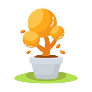 Decorative, Pot, Houseplant, Potted, Gardening icon