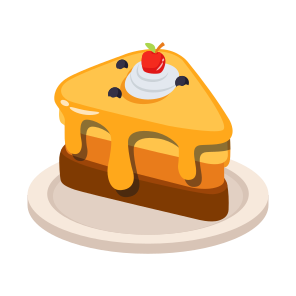 Slice, Pastry, Sweet, Dessert, Confectionery icon