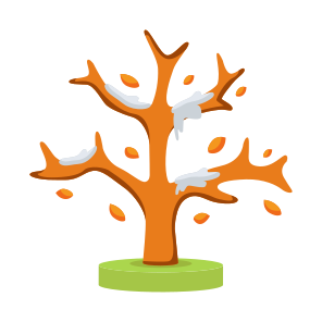 Snowy, Tree, Winter, Branches, Wood icon