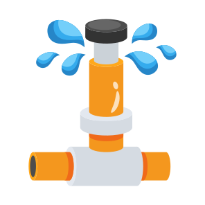 Sprinkler, Irrigation, Watering, Pipe, Spray icon