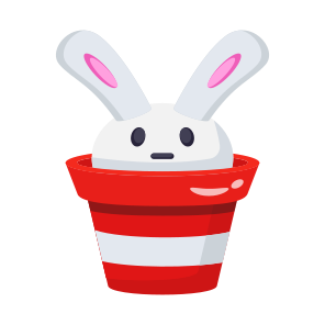 Bunny, Rabbit, Hare, Animal, Peeking icon