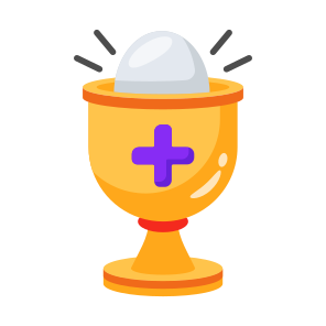 Chalice, Goblet, Cup, Communion, Egg icon