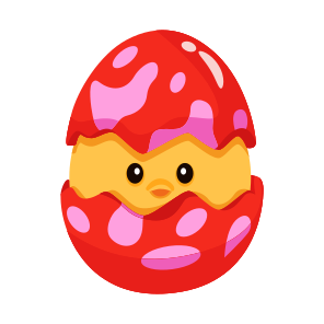 Cracked, Hatching, Egg, Eggshell, Chick icon