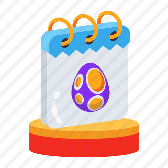 Easter Day, Calendar, Reminder, Planner, Date preview