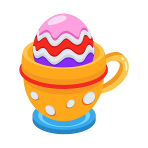 Egg, Eggshell, Food, Decorative, Stand icon