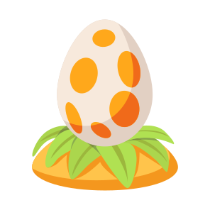 Egg, Eggshell, Food, Protein, Decorative icon