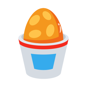 Eggshell, Egg, Cup, Decorative, Painted icon