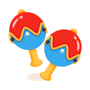 Rattles, Shakers, Music, Instrument, Maracas icon