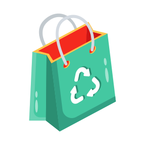Bag, Tote, Handbag, Carryall, Eco icon