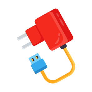 Charger, Connector, Device, Replenishable, Electric icon