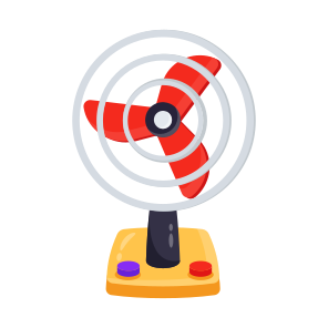 Eco, Fan, Electronics, Appliance, Sustainability icon