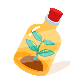 Gardening, Sapling, Plant, Nature, Bottle icon