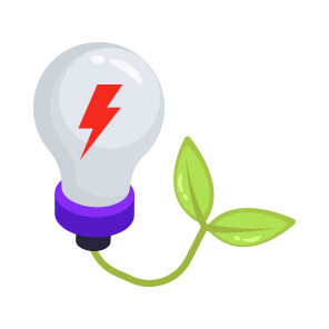 Light, Power, Bulb, Electricity, Eco,,, icon