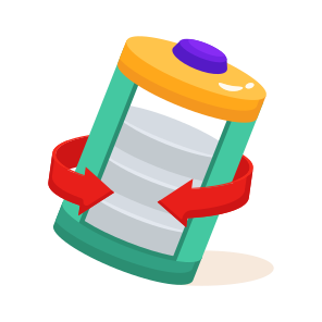 Power, Battery, Cell, Eco, Ecology icon