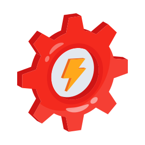 Power, Energy, Management, Cogwheel, Eco icon