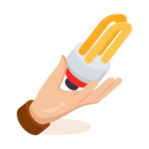 Saver, Bulb, Electricity, Power, Eco icon
