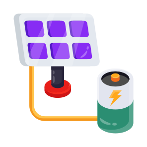 Solar, Power, Energy, Cell, Eco icon