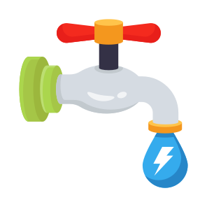 Water, Conservation, Faucet, Tap, Eco icon